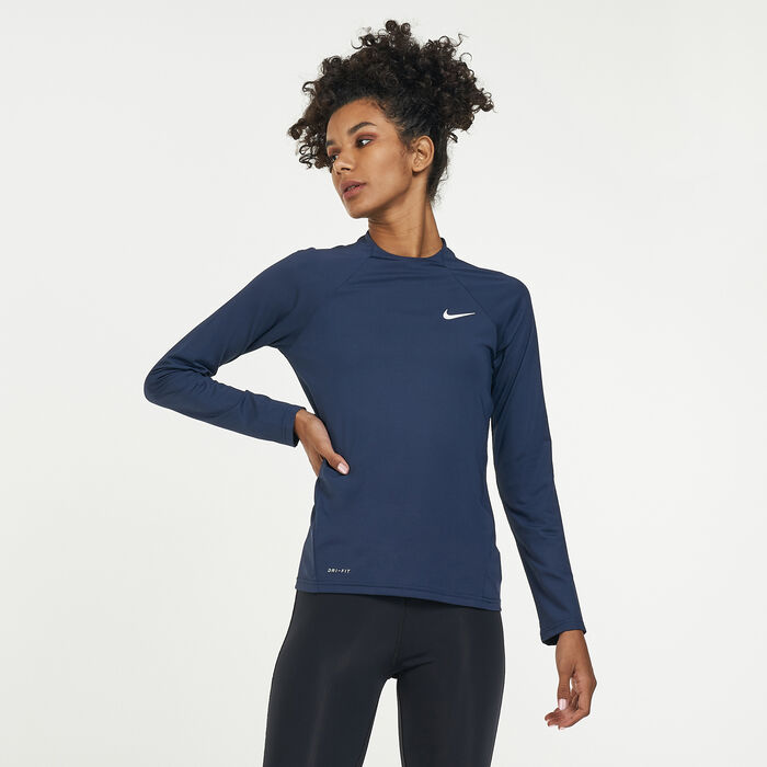 Women's Essential Long Sleeve Hydroguard Rashguard Women's Essential Long Sleeve Hydroguard Rashguard image number 0
