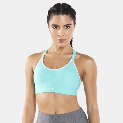 Women's UA Infinity Mid Heather Cover Sports Bra Women's UA Infinity Mid Heather Cover Sports Bra