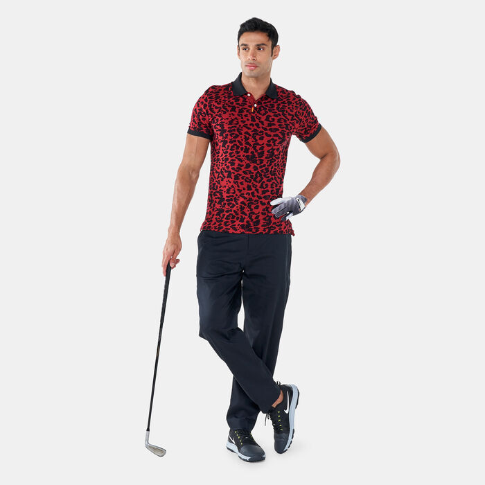 Men's Golf Primal Print Polo T-Shirt Men's Golf Primal Print Polo T-Shirt image number 2
