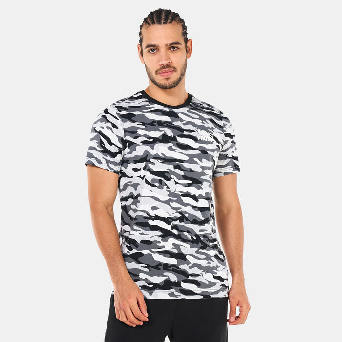 Men's ESS+ Camo Allover Print T-Shirt Men's ESS+ Camo Allover Print T-Shirt image number 0