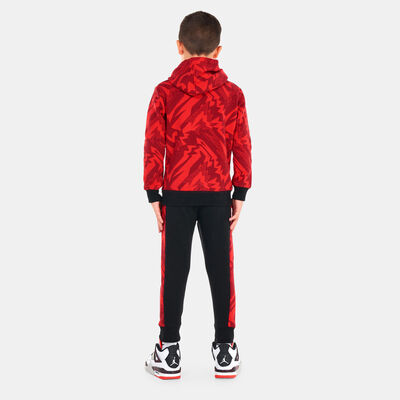 Kids' Essentials Printed Fleece Hoodie and Pants Set (Younger Kids)
