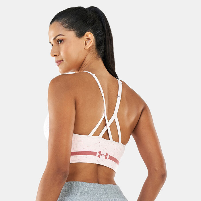 Women's Seamless Long Heather Sports Bra Women's Seamless Long Heather Sports Bra image number 1