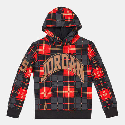 Kids' Essentials Plaid Pullover Hoodie Kids' Essentials Plaid Pullover Hoodie