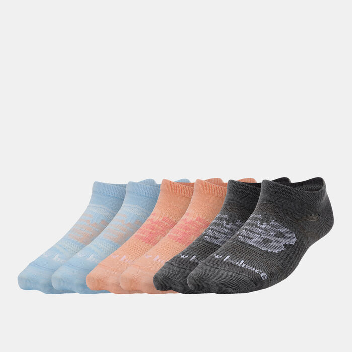 Kids Flat Knit No-Show Socks (6 Pairs) Kids Flat Knit No-Show Socks (6 Pairs) image number 0