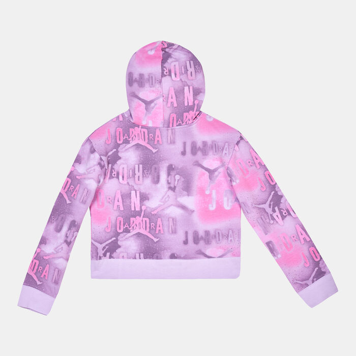 Kids' Essentials Printed Boxy Pullover Hoodie (Older Kids) Kids' Essentials Printed Boxy Pullover Hoodie (Older Kids) image number 1