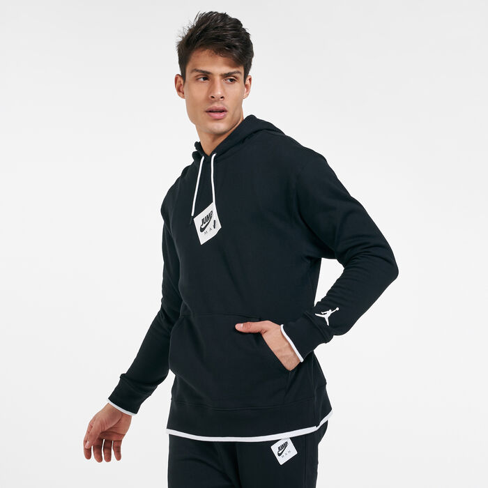 Men's Jumpman Classics Printed Fleece Pullover Hoodie Men's Jumpman Classics Printed Fleece Pullover Hoodie image number 1