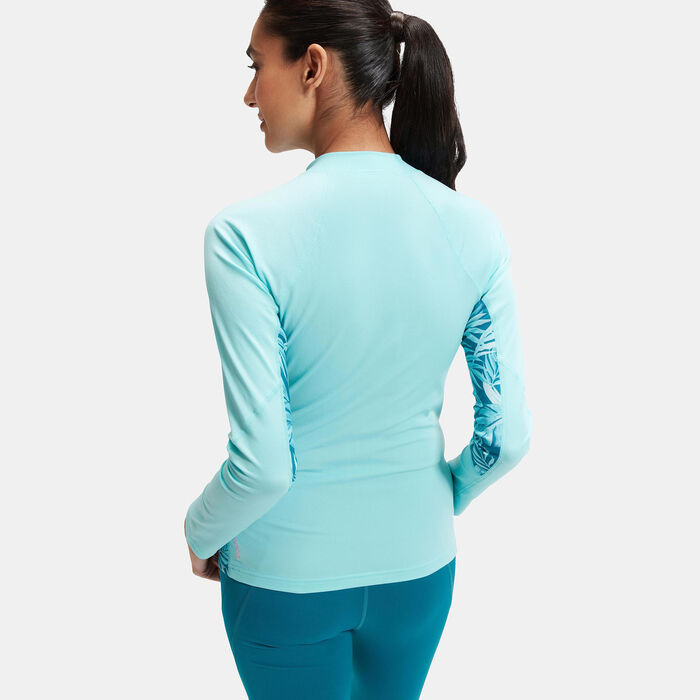 Women's Graphic Printed Long Sleeve Rashguard image number 1