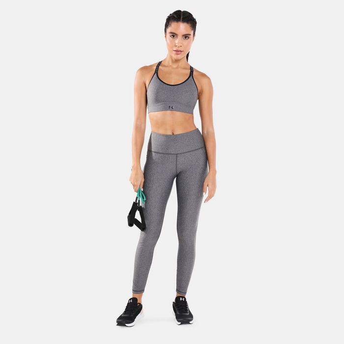 Women's UA Infinity Mid Heather Cover Sports Bra Women's UA Infinity Mid Heather Cover Sports Bra image number 2