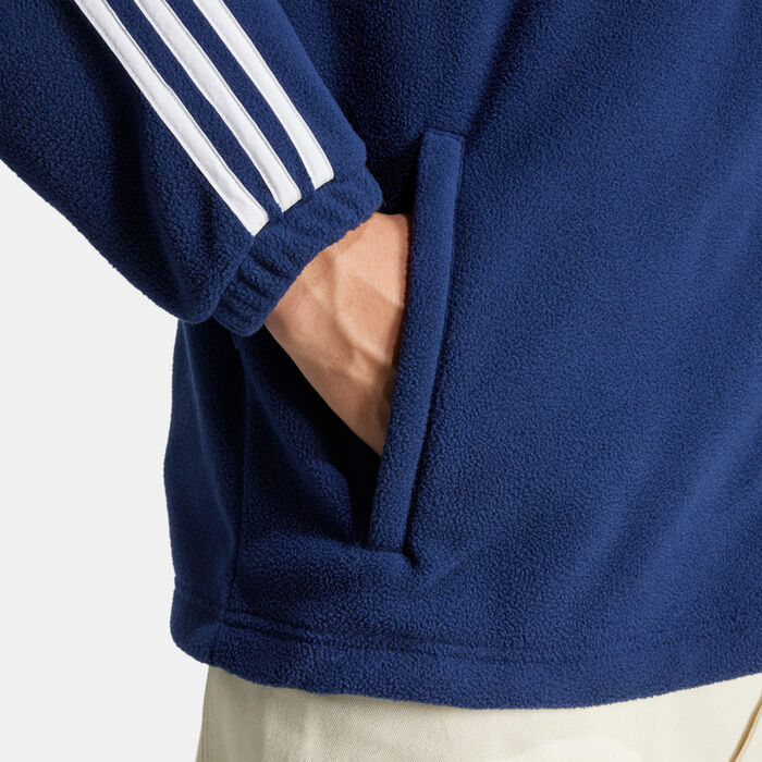 Men's Adicolor 3-Stripes Teddy Fleece Hoodie Men's Adicolor 3-Stripes Teddy Fleece Hoodie image number 4