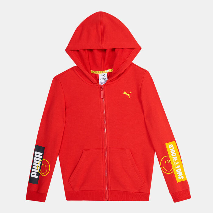 Kids' SMILEYWORLD Full-Zip Hoodie Kids' SMILEYWORLD Full-Zip Hoodie image number 0