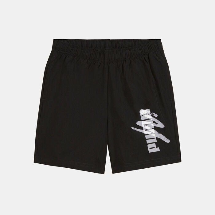 Kids' ESS+ Logo Lab Woven Shorts Kids' ESS+ Logo Lab Woven Shorts image number 0