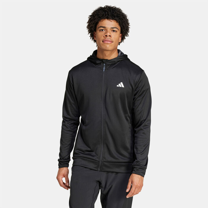 Men's Train Essentials Camo Full-Zip Training Hoodie Men's Train Essentials Camo Full-Zip Training Hoodie image number 0