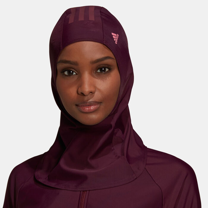 Women's 3-Stripes Swimming Hijab Women's 3-Stripes Swimming Hijab image number 1