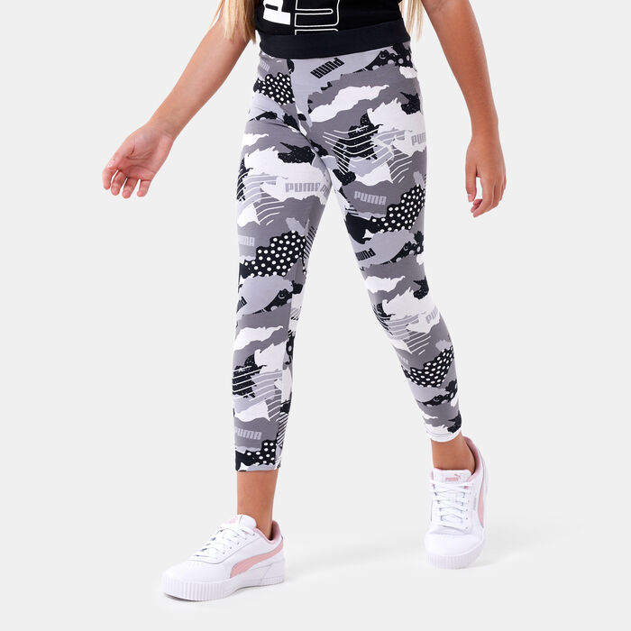 Kids' Alpha Allover Print Leggings Kids' Alpha Allover Print Leggings image number 0