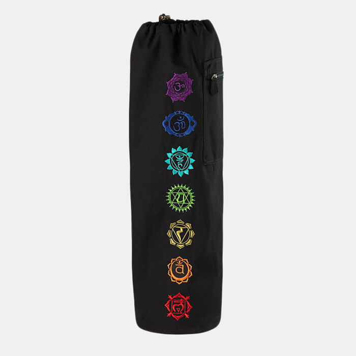 Embroidered Chakra Yoga Mat Bag Embroidered Chakra Yoga Mat Bag image number 0
