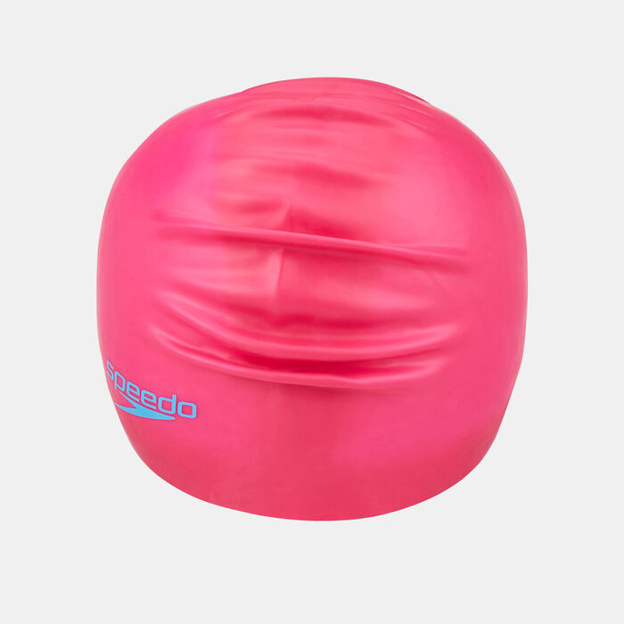 Kids' Long Hair Swim Cap Kids' Long Hair Swim Cap image number 1