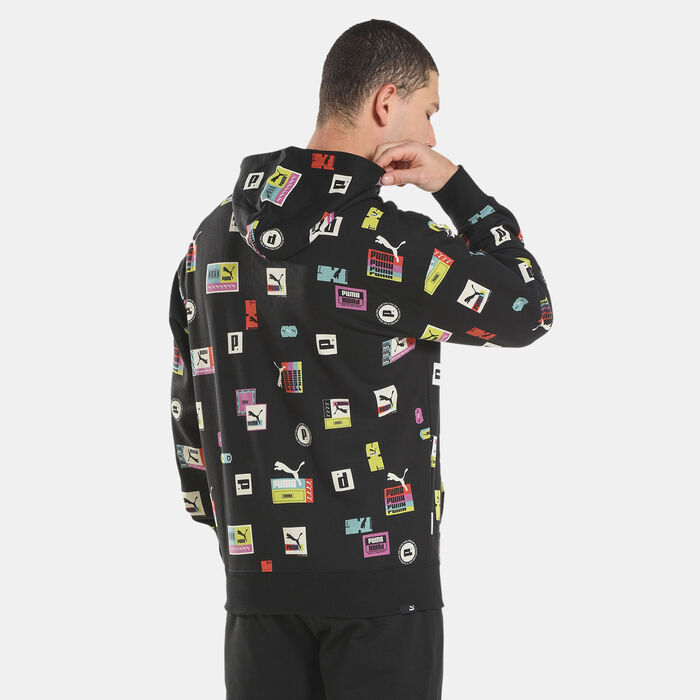 Men's Brand Love All-Over-Print TR Hoodie Men's Brand Love All-Over-Print TR Hoodie image number 1