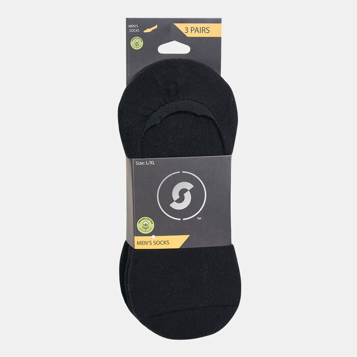Men's Half-Cushioned No-Show Socks (3 Pack) - S/M Men's Half-Cushioned No-Show Socks (3 Pack) - S/M image number 1