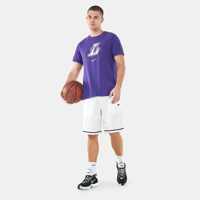 Men's NBA Dri-FIT Los Angeles Lakers Logo T-Shirt image number 2