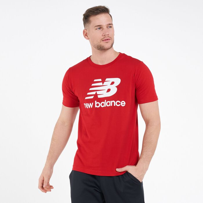 Men's Essentials Stacked Logo T-Shirt Men's Essentials Stacked Logo T-Shirt image number 0