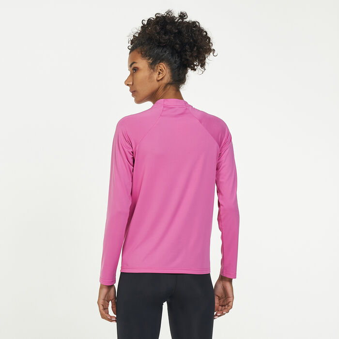 Women's Essential Long Sleeve Hydroguard Rashguard Women's Essential Long Sleeve Hydroguard Rashguard image number 1