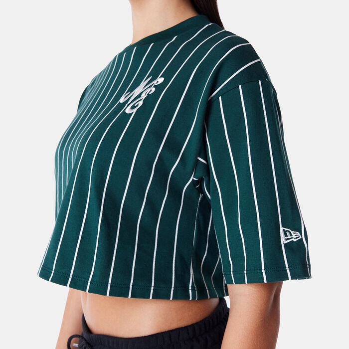 Women's Pinstripe Crop Top Women's Pinstripe Crop Top image number 3
