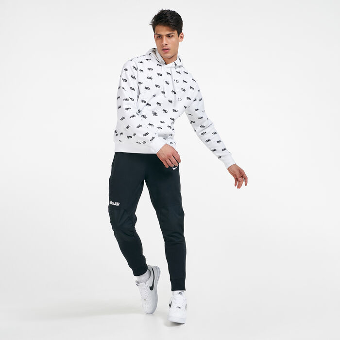 Men's Sportswear Allover Script Club Hoodie Men's Sportswear Allover Script Club Hoodie image number 2