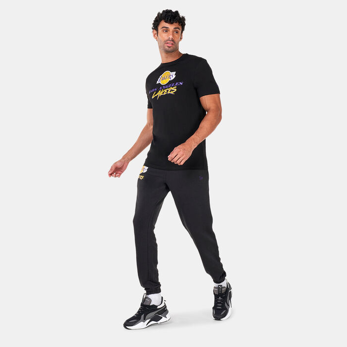 Men's NBA Los Angeles Lakers Script T-Shirt Men's NBA Los Angeles Lakers Script T-Shirt image number 2
