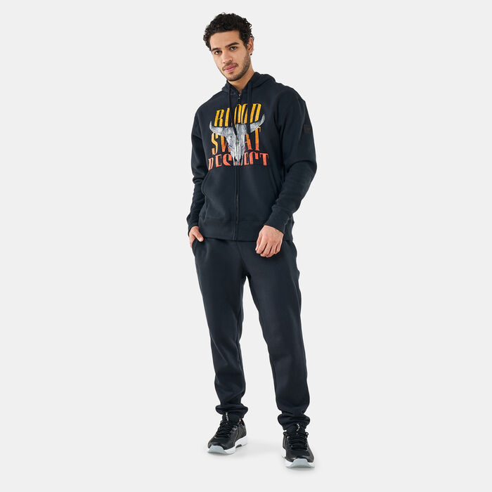 Men's Project Rock Originators Full-Zip Hoodie Men's Project Rock Originators Full-Zip Hoodie image number 2