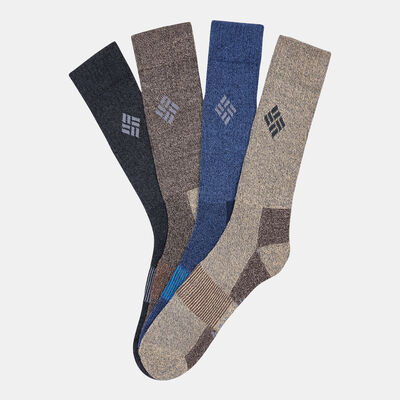 Men's Moisture Control Crew Socks (4 Pack)