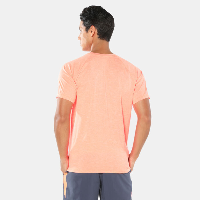 Men's Heathered Hydroguard Swimming Shirt Men's Heathered Hydroguard Swimming Shirt image number 1