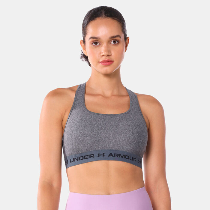 Women's Crossback Mid Heather Sports Bra Women's Crossback Mid Heather Sports Bra image number 0