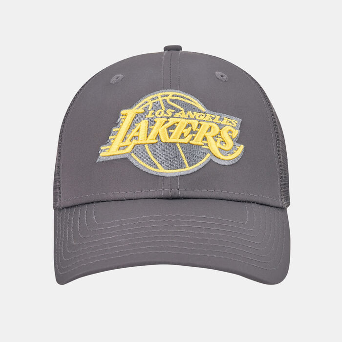 Men's Los Angeles Lakers Home Field 9FORTY Trucker Cap Men's Los Angeles Lakers Home Field 9FORTY Trucker Cap image number 0