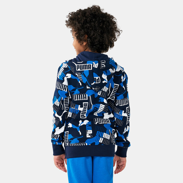 Kids' Alpha Allover Print Hoodie Kids' Alpha Allover Print Hoodie image number 1
