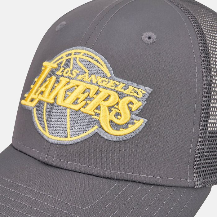 Men's Los Angeles Lakers Home Field 9FORTY Trucker Cap Men's Los Angeles Lakers Home Field 9FORTY Trucker Cap image number 2