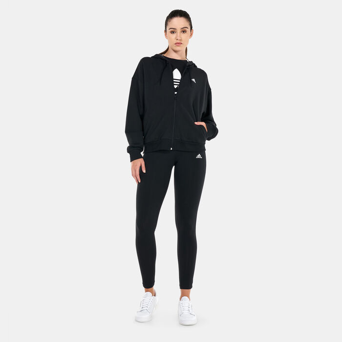 Women's Essentials Logo Full-Zip Hoodie Women's Essentials Logo Full-Zip Hoodie image number 2