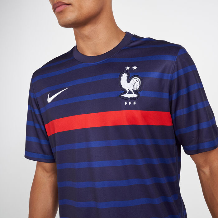 Men's France 2020 Stadium Home Jersey Men's France 2020 Stadium Home Jersey image number 3