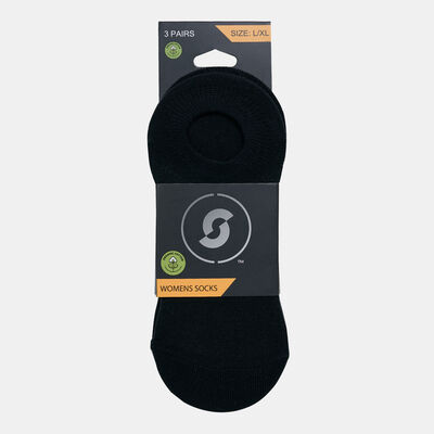Women's No-Show Socks (3 Pack) - L/XL Women's No-Show Socks (3 Pack) - L/XL