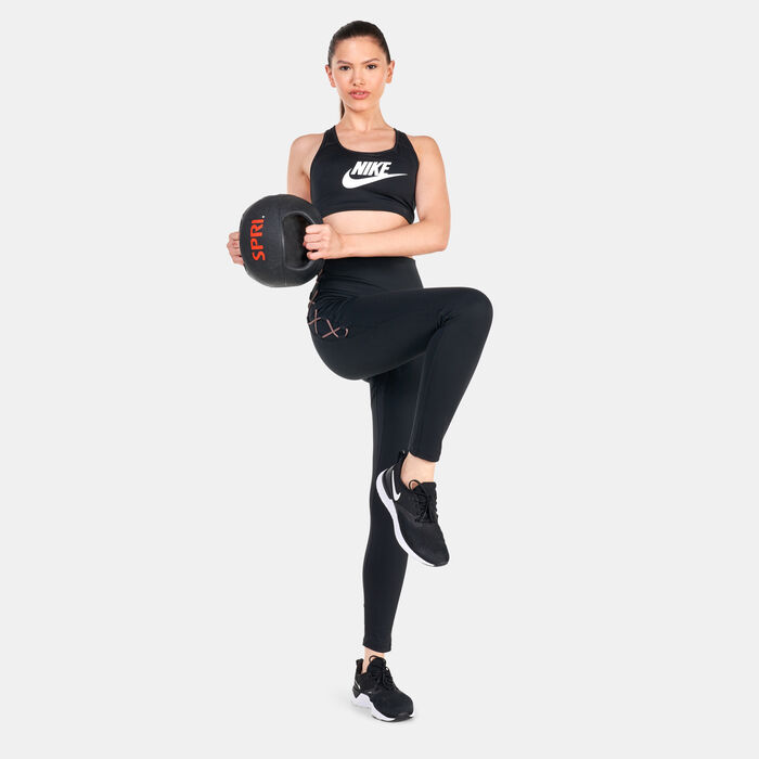 Women's One High-Waisted 7/8 Lace-Up Leggings Women's One High-Waisted 7/8 Lace-Up Leggings image number 2
