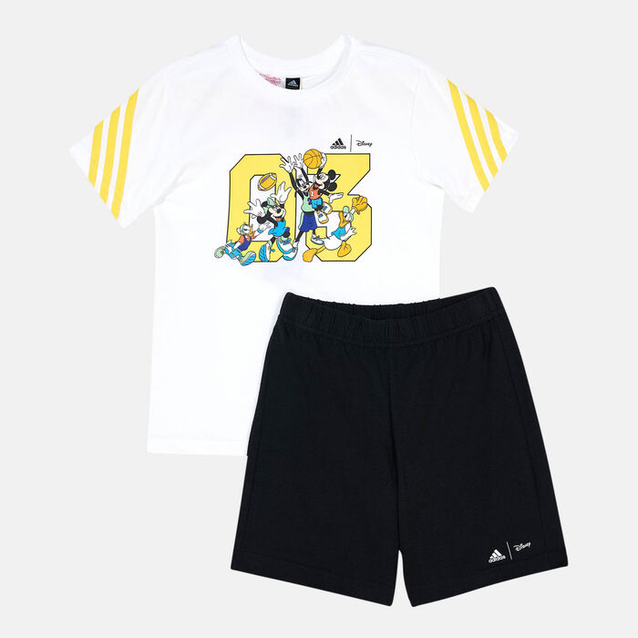 Kids' x Disney Mickey Mouse Summer T-Shirt and Shorts Set Kids' x Disney Mickey Mouse Summer T-Shirt and Shorts Set image number 0