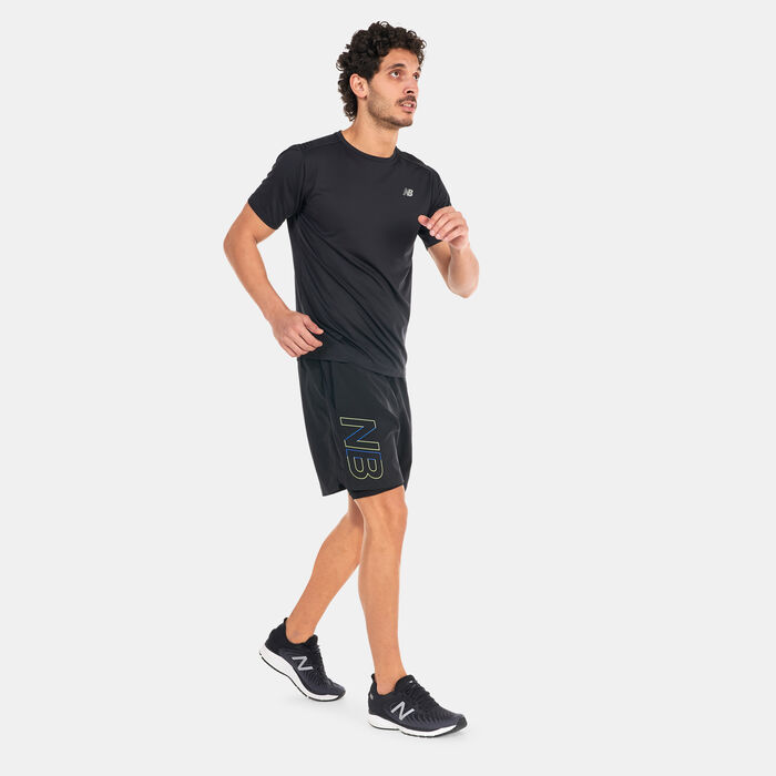 Men's Printed Accelerate Pacer 7-inch 2-in-1 Shorts Men's Printed Accelerate Pacer 7-inch 2-in-1 Shorts image number 2