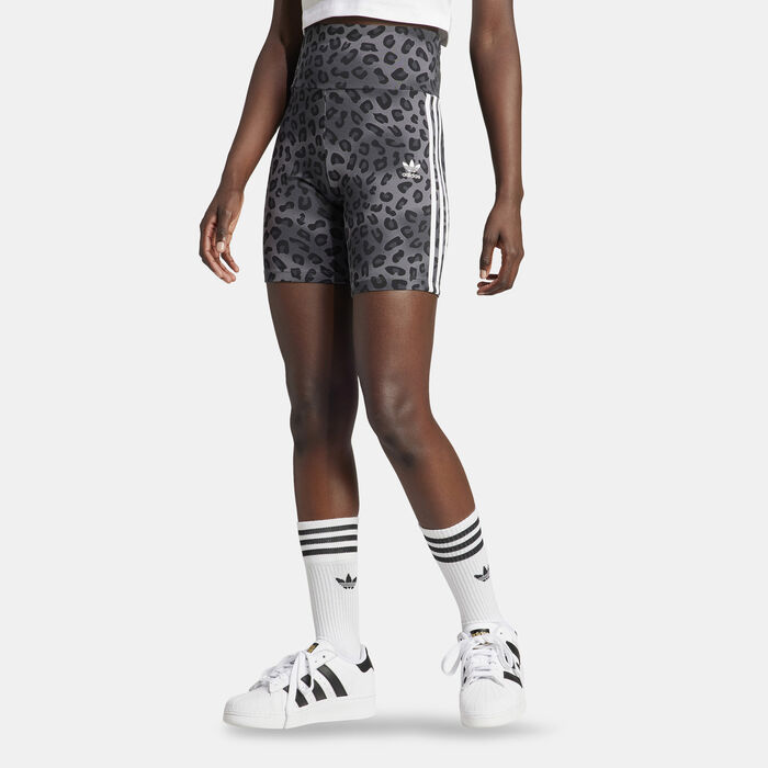Women's Leopard Luxe Bike Shorts Women's Leopard Luxe Bike Shorts image number 0