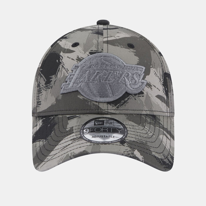 Men's Painted Allover Print 9FORTY Los Angeles Lakers Cap Men's Painted Allover Print 9FORTY Los Angeles Lakers Cap image number 0