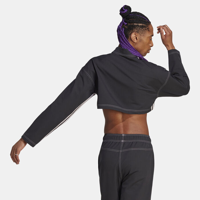 Women's Dance 3-Stripes Crop Jacket Women's Dance 3-Stripes Crop Jacket image number 1