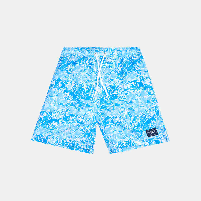 Kids' Printed 15-inch Swim Shorts Kids' Printed 15-inch Swim Shorts image number 0