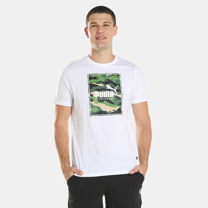 Men's Box Logo Camo T-Shirt image number 0