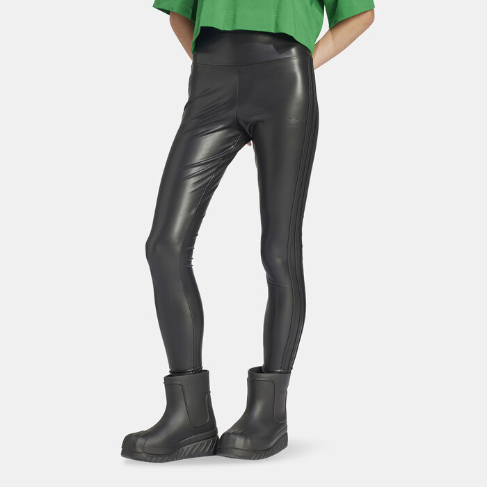 Women's Faux Leather Leggings Women's Faux Leather Leggings image number 0