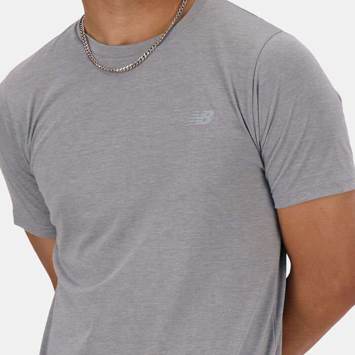 Men's Sport Essentials Heathertech Running T-Shirt Men's Sport Essentials Heathertech Running T-Shirt image number 3