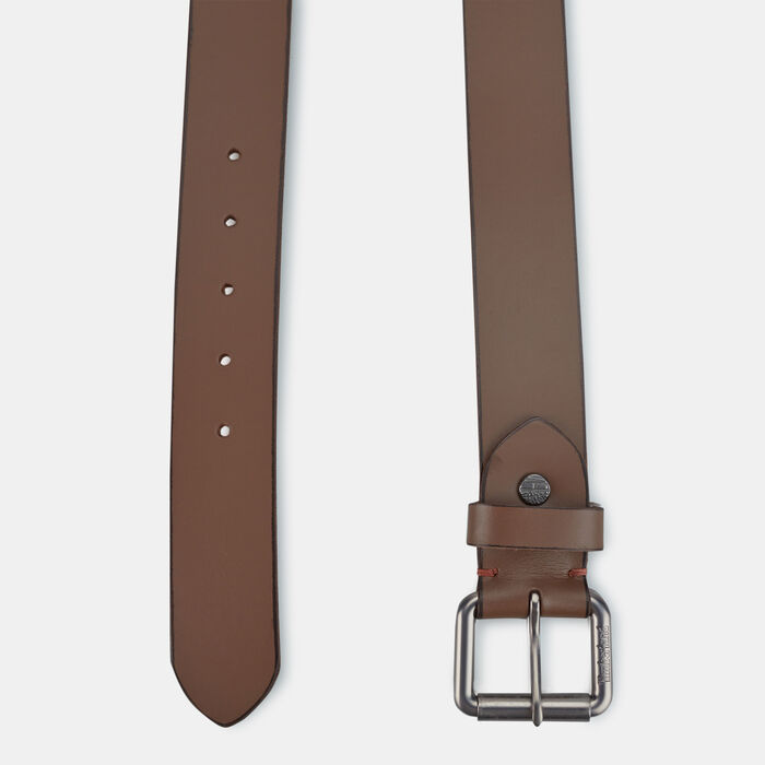 Roller-Buckle Buffalo Leather Belt image number 1