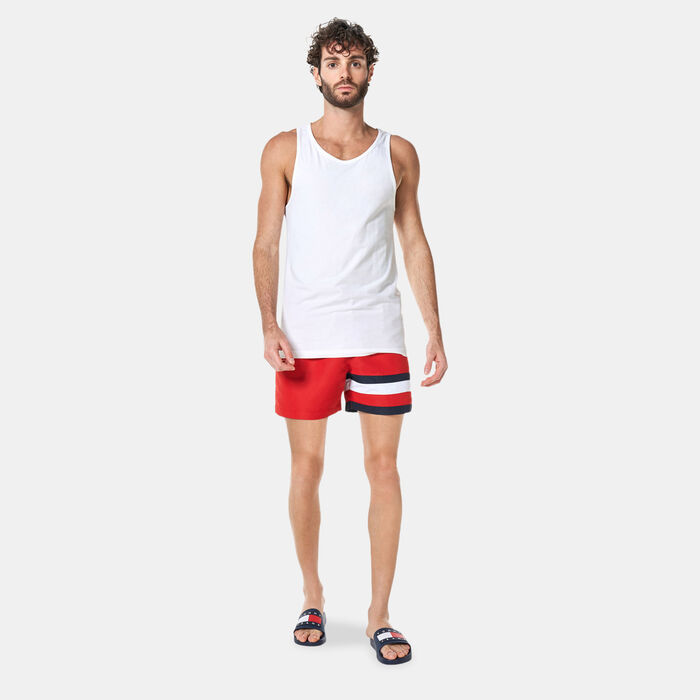 Men's Global Stripe Swimming Shorts Men's Global Stripe Swimming Shorts image number 2